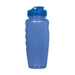 30 Oz. Poly-Clear™ Gripper Bottle - Translucent Blue