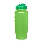 30 Oz. Poly-Clear™ Gripper Bottle - Translucent Green