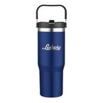 30 Oz. Stainless Steel Travel Mug with Handle -  