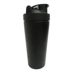 30oz Stainless Steel Shaker Bottle -  Black