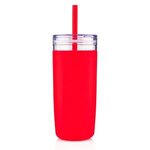 32 oz. Bermuda Tumbler with Silicone Sleeve - Red