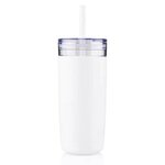 32 oz. Bermuda Tumbler with Silicone Sleeve - White