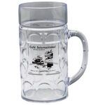 32 oz. Plastic German Beer Stein - Clear