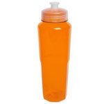 32 oz. Polysure Retro Bottle - Translucent Orange