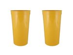 32 oz. Smooth Wall Plastic Stadium Cup - Athletic Yellow