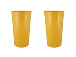 32 oz. Smooth Wall Plastic Stadium Cup - Athletic Yellow