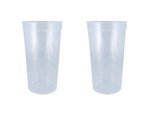 32 oz. Smooth Wall Plastic Stadium Cup - Frosted