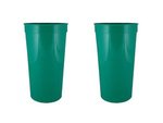 32 oz. Smooth Wall Plastic Stadium Cup - Kelly Green
