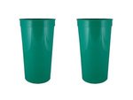 32 oz. Smooth Wall Plastic Stadium Cup - Kelly Green