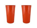 32 oz. Smooth Wall Plastic Stadium Cup - Red