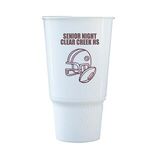 32 oz. Traveler Stadium Cup - White