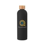 32 Oz. Viviane Stainless Steel Bottle With Bamboo Lid -  