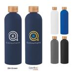 Buy 32 Oz. Viviane Stainless Steel Bottle With Bamboo Lid