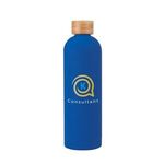 32 Oz. Viviane Stainless Steel Bottle With Bamboo Lid -  