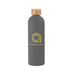 32 Oz. Viviane Stainless Steel Bottle With Bamboo Lid -  