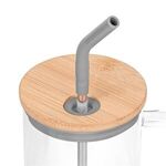 32oz. Glass Tumbler with Handle and Straw -  