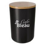 34 Oz. Ceramic Container With Bamboo Lid -  