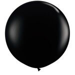 36" Fashion Color Giant Latex Balloon - Onyx Black