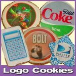 3.5" Round Logo M & M Cookies -  