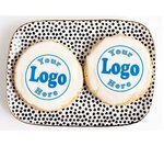 3.5" Round Logo Oatmeal Raisin Cookies -  