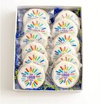 3.5" Round Logo Sugar Cookies -  