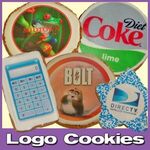 3.5" Round Logo Sugar Cookies -  