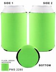 3MM Neoprene Beverage Sock - Fluorescent Green