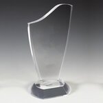 4-3/4" x 8" - Progressive Awards - Silkscreen - Clear