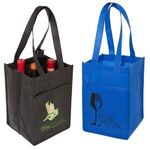 Buy Promotional 4 Bottle Wine Tote (Non-Woven)