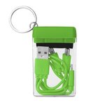 4-In-1 Charging Cable & Screen Cleaner Set - Lime