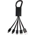 4 in 1 Octopus Charging Cable (Micro, Mini, USB c) - Black