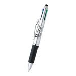 4-In-1 Pen With Stylus - Matte Silver