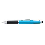 4-In-1 Pen With Stylus - Metallic Blue
