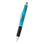 4-In-1 Pen With Stylus - Metallic Blue