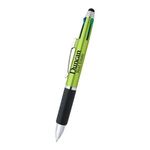 4-In-1 Pen With Stylus - Metallic Green