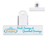 4" Magnetic Bag Clip - White