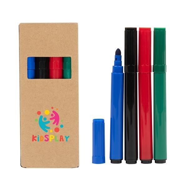 Main Product Image for 4 Piece Washable Marker Set