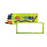 4 pk Crayons - Green