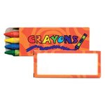 4 pk Crayons - Orange