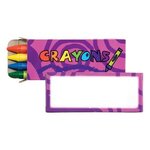 4 pk Crayons - Purple