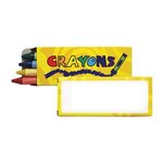 4 pk Crayons - Yellow