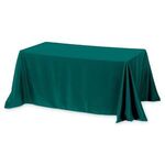 4-Sided Throw Style Table Covers - Spot Color - Hunter Green 3435