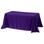 4-Sided Throw Style Table Covers - Spot Color - Purple Grape 268c
