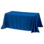 4-Sided Throw Style Table Covers - Spot Color - Royal 286c
