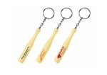 Buy Custom Imprinted Key Chain with Wood Baseball Bat 4"