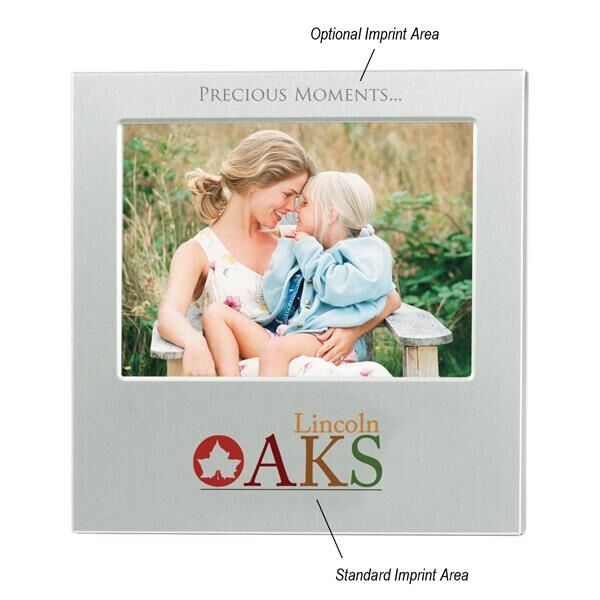 Main Product Image for Advertising 4" x 6" Dazzling Aluminum Photo Frame