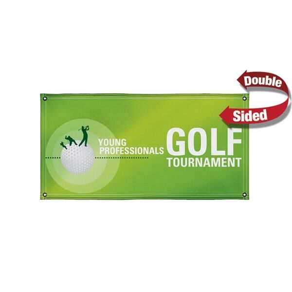 Main Product Image for Vinyl Banner Double-Sided 4' x 8' 18 Oz 