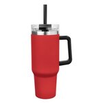 40 OZ. FULL COLOR INTREPID STAINLESS STEEL TUMBLER - Red