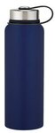 40 Oz. Invigorate Stainless Steel Bottle With Custom Box - Navy Blue