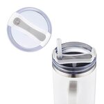 40 Oz. Stainless Steel Travel Mug with Handle and Straw -  